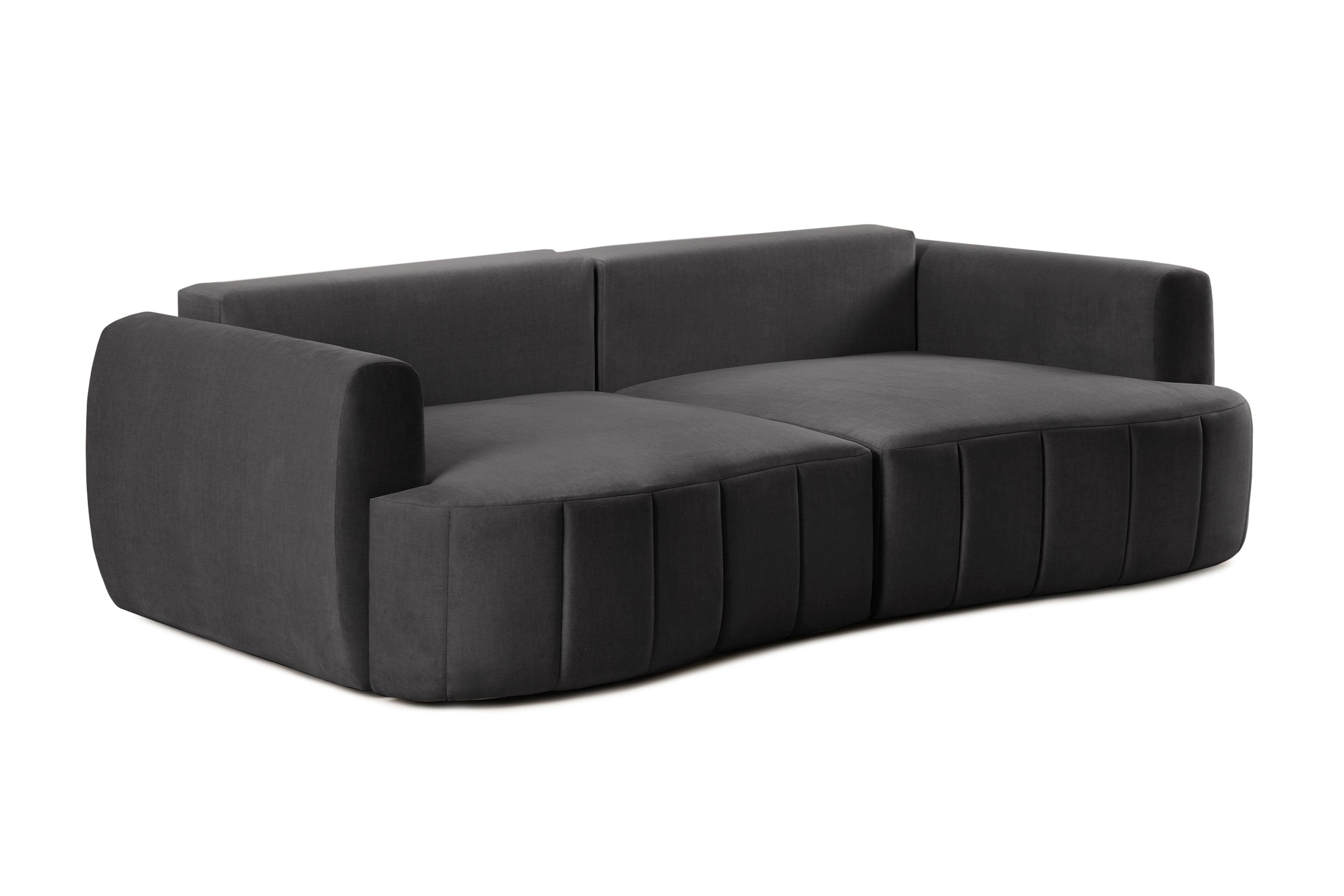 Canapea Extensibilă 3 locuri SAMBA, cu 2 lăzi depozitare, 242x127x90 cm Prestige Home