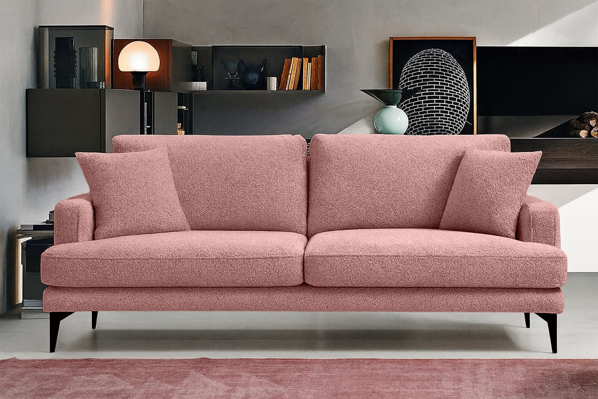 Canapea Fixă AZURRO, 3 locuri, 205x90x85 cm Prestige Home