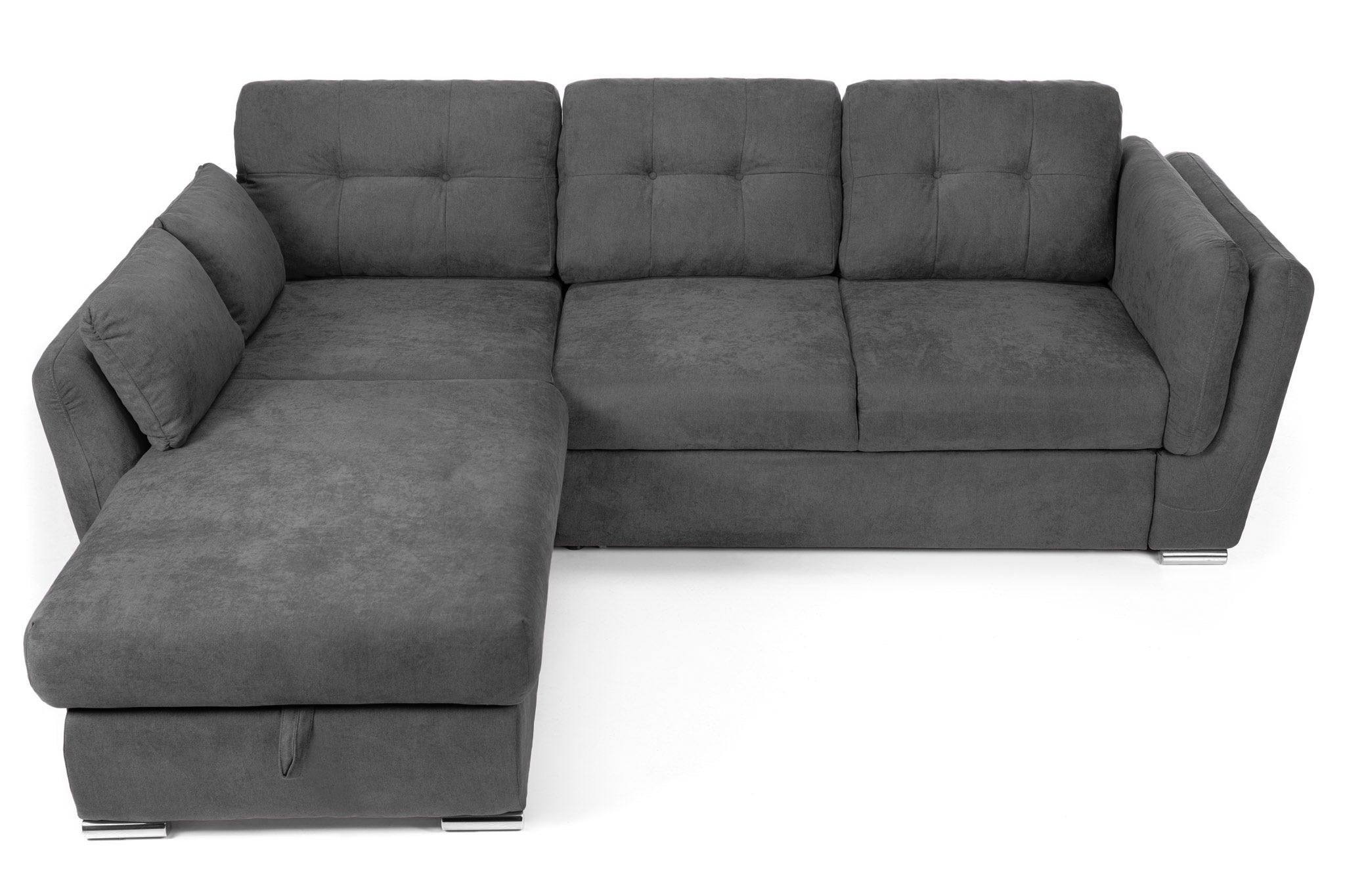 Colțar Extensibil JAZZ, cu ladă depozitare, 245 x 205 x 90 cm Prestige Home