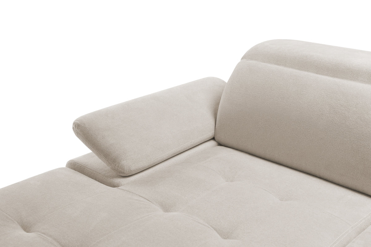 Colțar Extensibil TRENDY, cu ladă de depozitare, cu tetiere reglabile, variante stânga/dreapta 295x170x105 cm Prestige Home