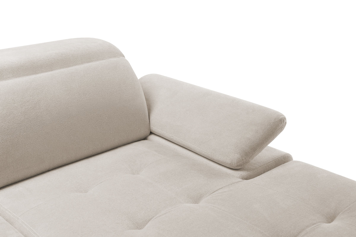 Colțar Extensibil TRENDY, cu ladă de depozitare, cu tetiere reglabile, variante stânga/dreapta 295x170x105 cm Prestige Home