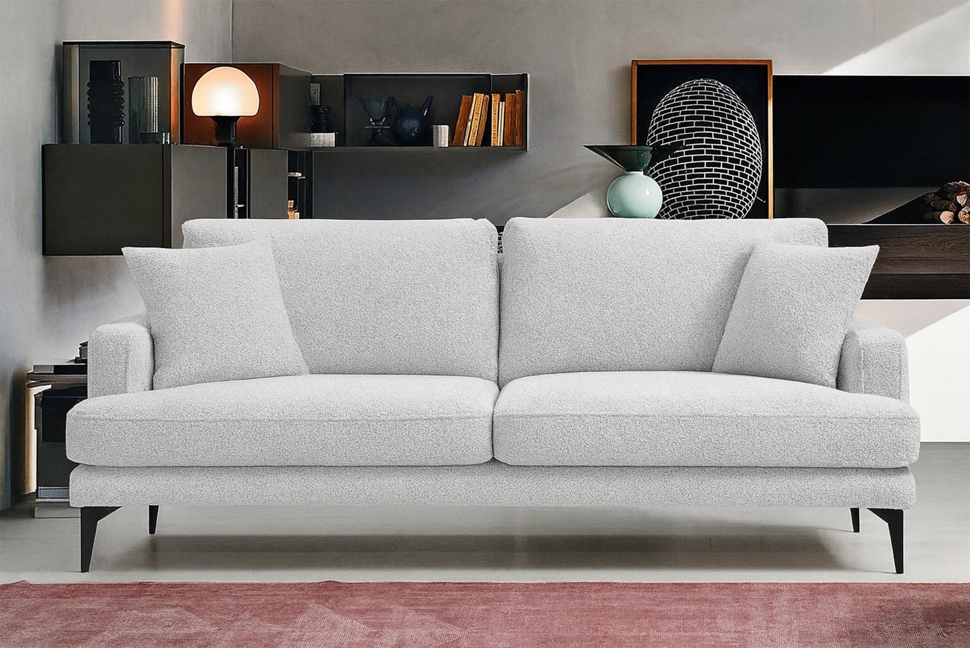 Canapea Fixă AZURRO, 3 locuri, 205x90x85 cm Prestige Home