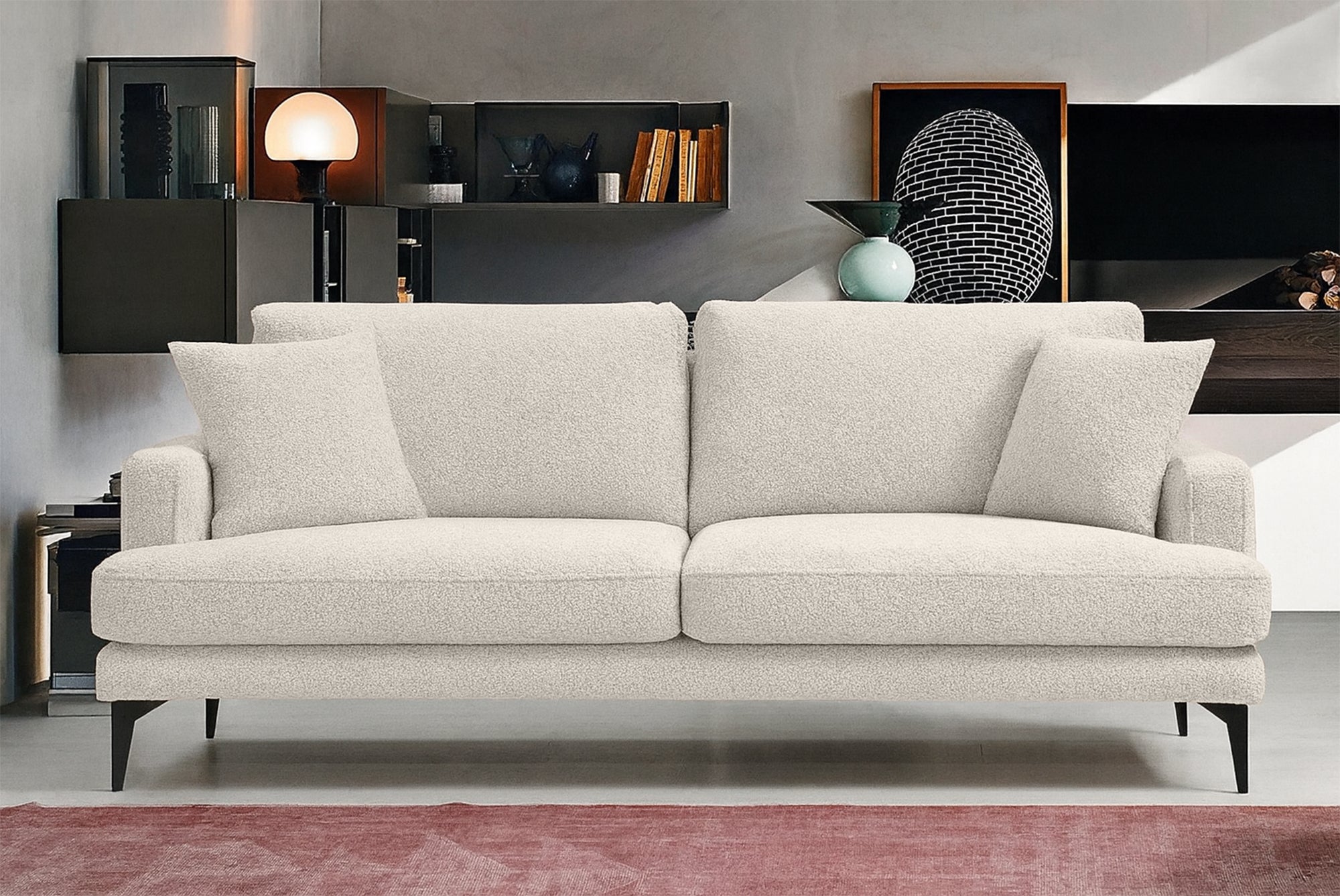 Canapea Fixă AZURRO, 3 locuri, 205x90x85 cm Prestige Home