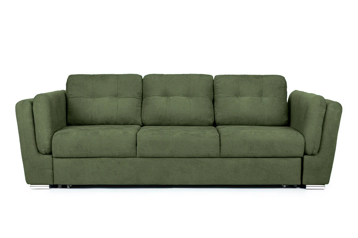 Canapea Extensibilă 3 locuri JAZZ, 250x105x90 cm Verde-Enjoy Prestige Home