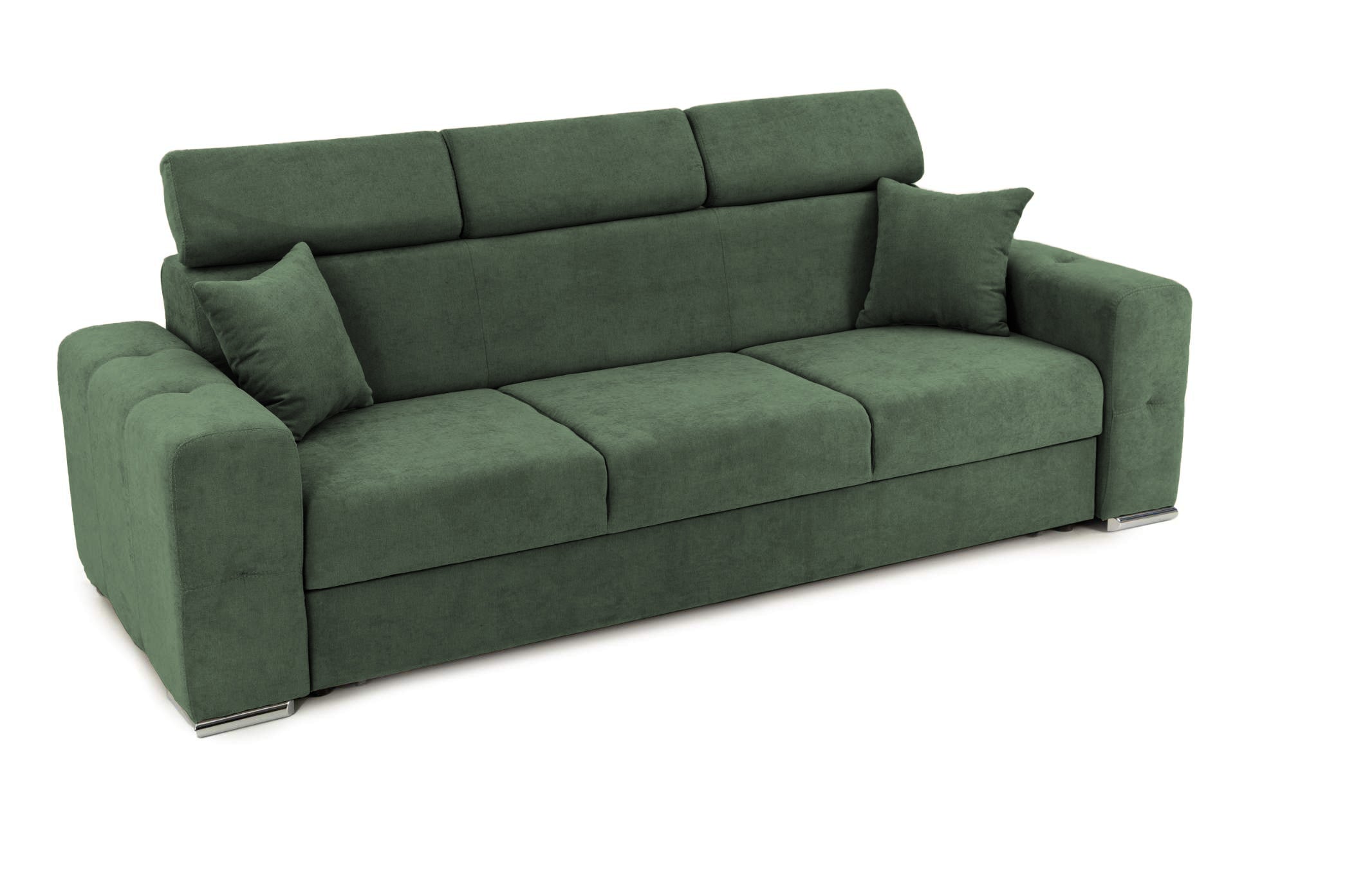 Canapea Extensibilă 3 locuri BELLAGIO, cu tetiere reglabile, 242x95x99 cm Prestige Home