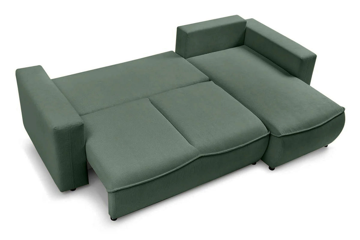 Colțar Extensibil HALSON, cu ladă de depozitare, șezlong interschimbabil, 260x160x98 cm Prestige Home