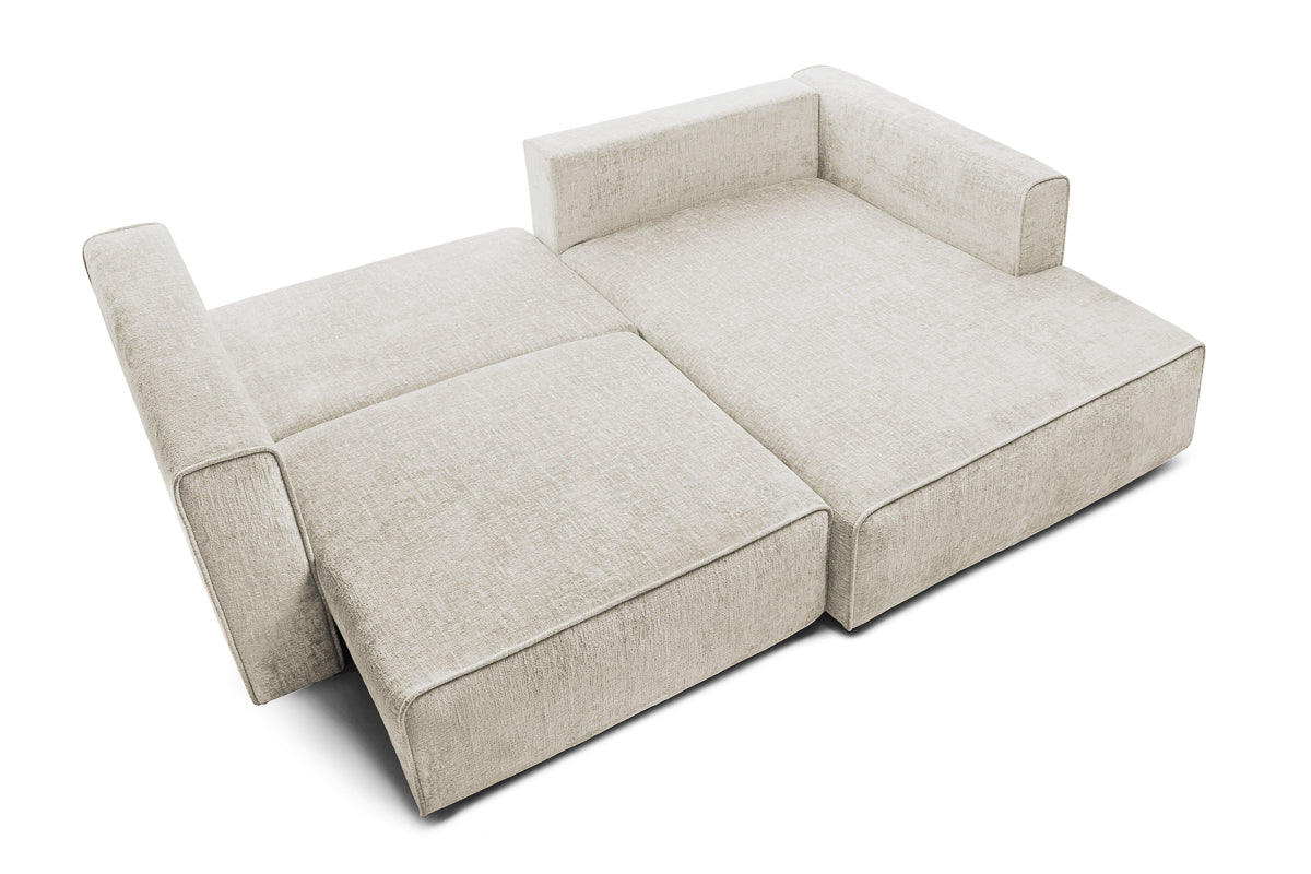 Colțar Extensibil 3 locuri ZANETTO, cu ladă de depozitare, 240x157x70 cm Prestige Home