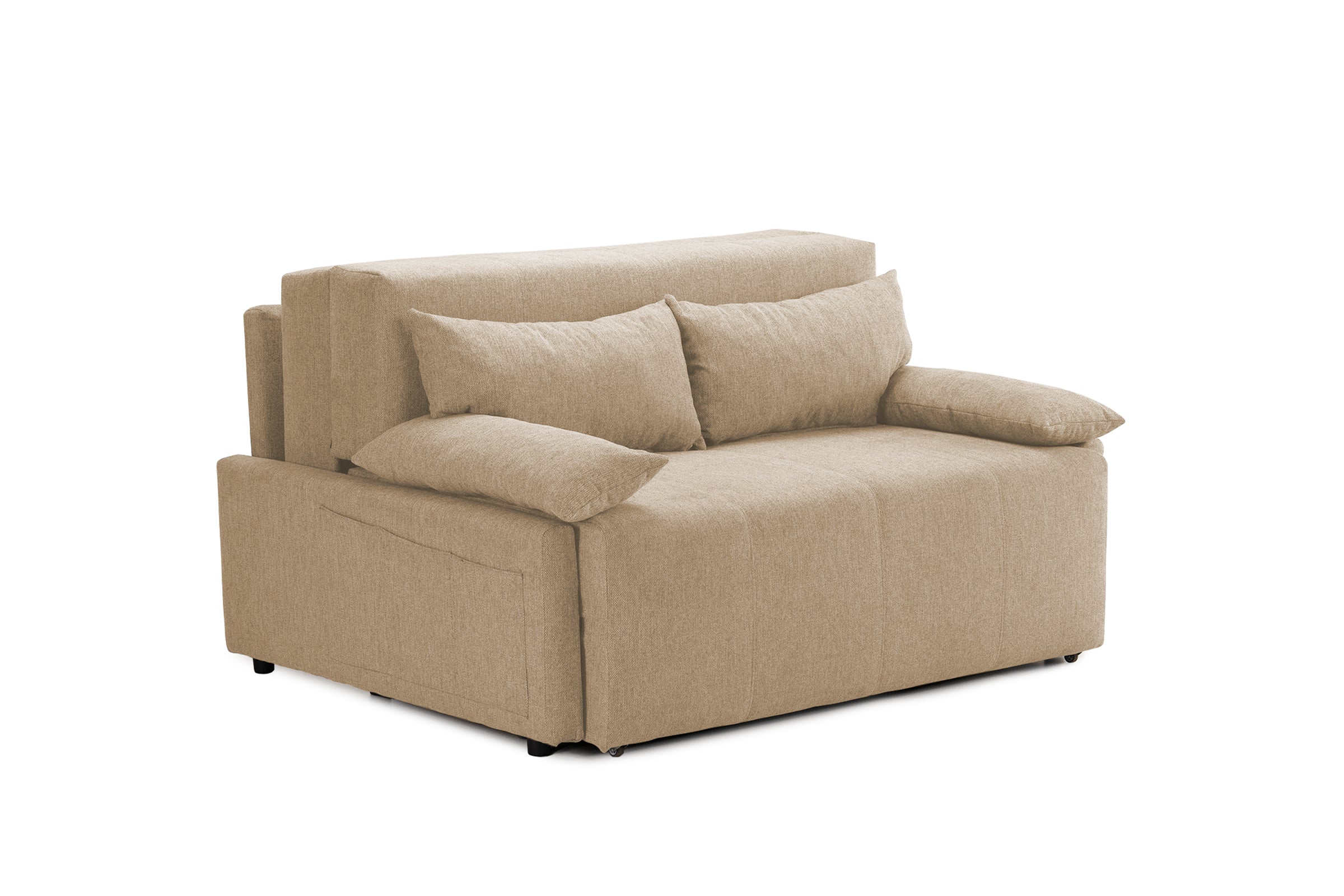 Canapea Extensibilă 2 locuri OSLO, 154x122x90 cm, #color_Bej-Loft