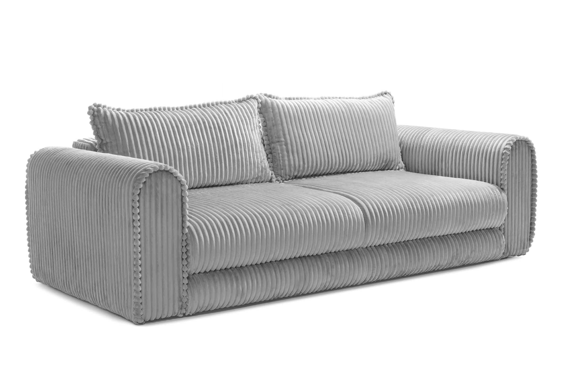 Canapea Extensibilă 3 locuri FELLINI, cu ladă depozitare, 243x108x90 cm Prestige Home