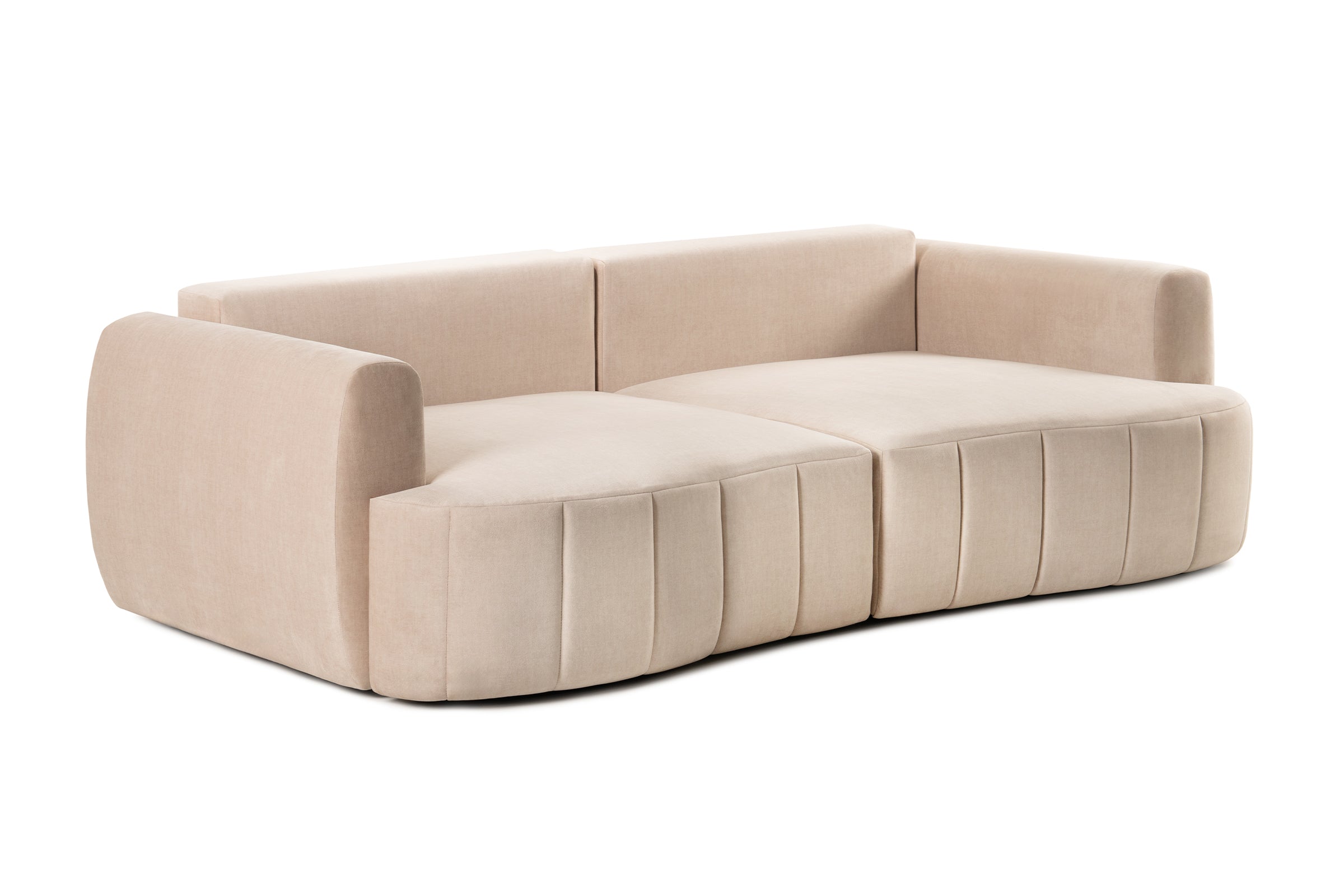 Canapea Extensibilă 3 locuri SAMBA, cu 2 lăzi depozitare, 242x127x90 cm Prestige Home