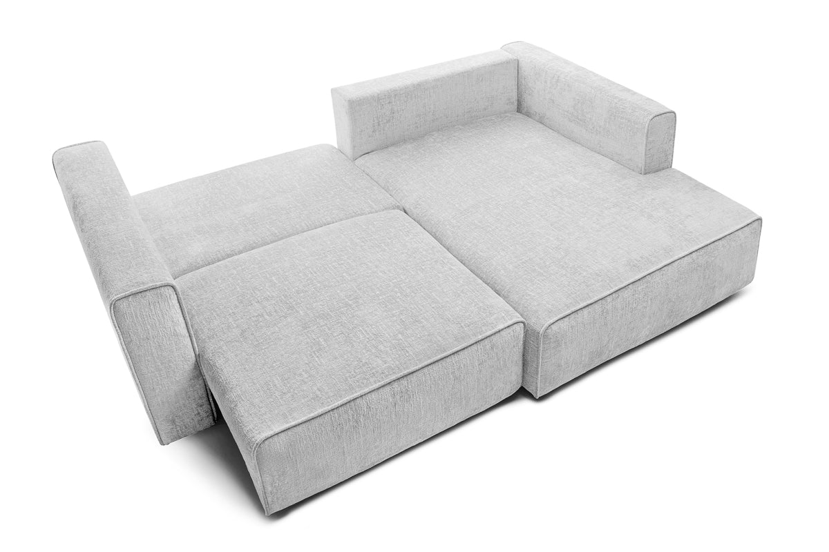 Colțar Extensibil 3 locuri ZANETTO, cu ladă de depozitare, 240x157x70 cm Prestige Home
