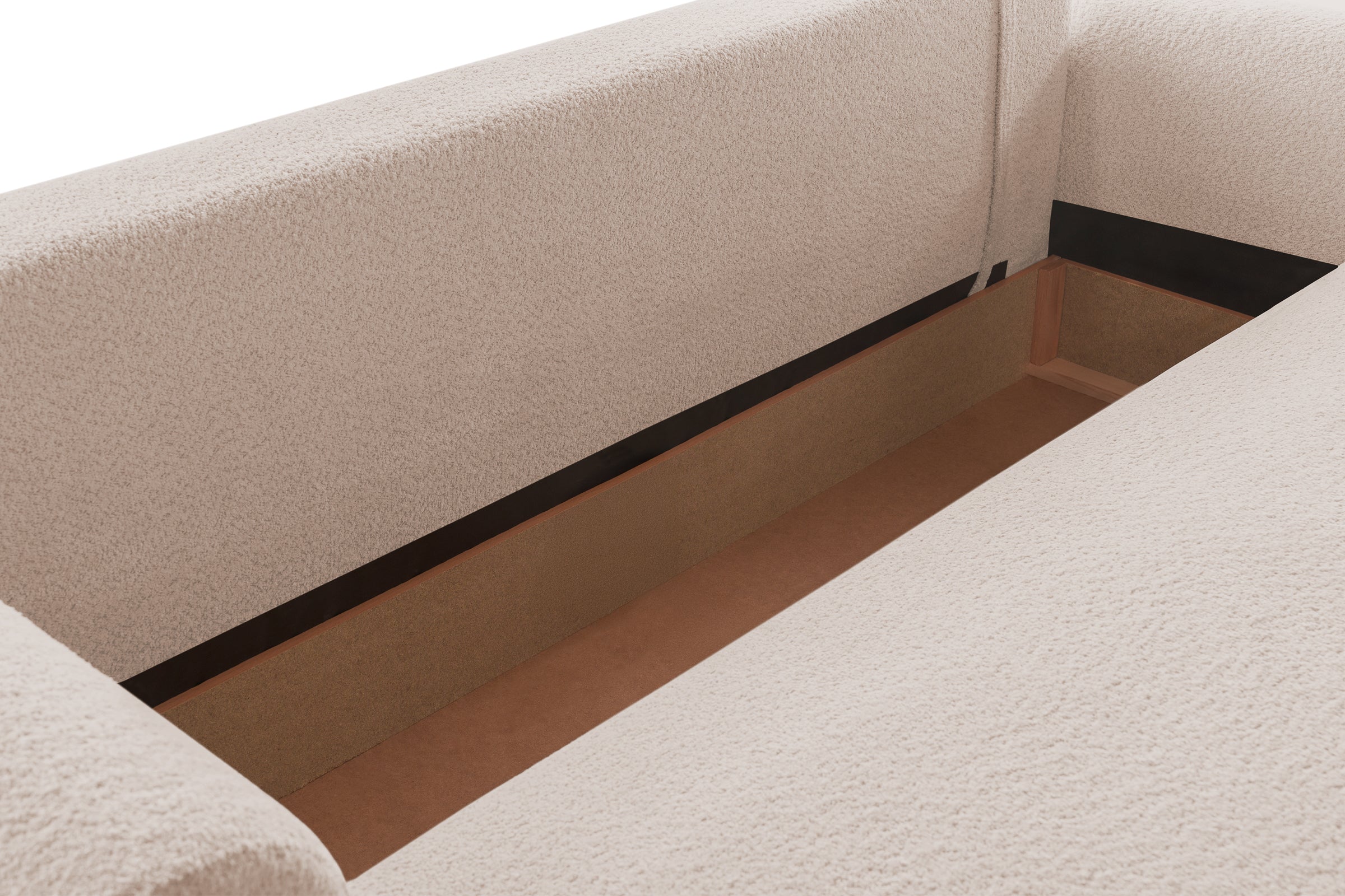 Canapea Extensibilă 3 locuri NOA, cu ladă depozitare, 244x108x80 cm Prestige Home