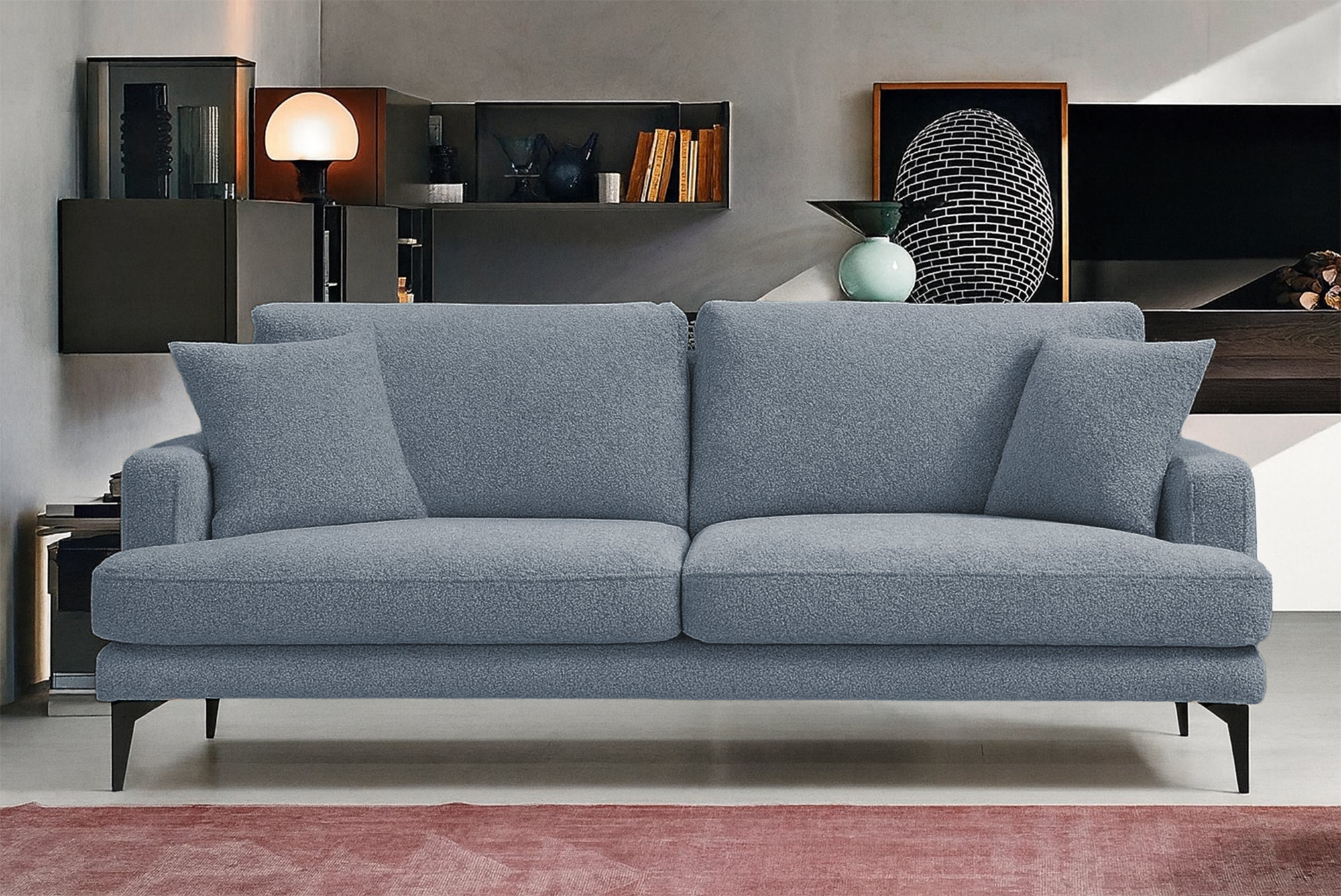 Canapea Fixă AZURRO, 3 locuri, 205x90x85 cm Prestige Home
