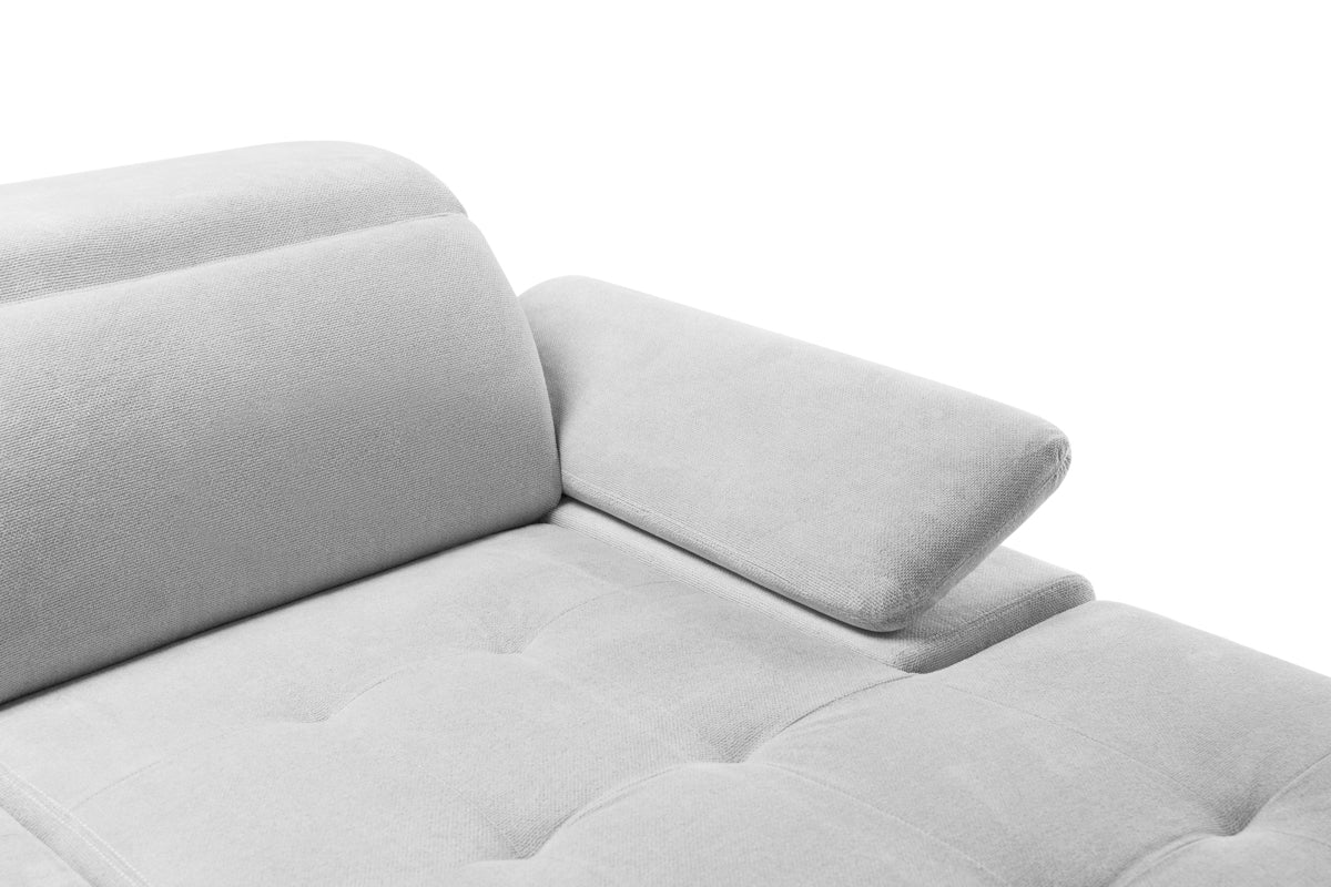 Colțar Extensibil TRENDY, cu ladă de depozitare, cu tetiere reglabile, variante stânga/dreapta 295x170x105 cm Prestige Home