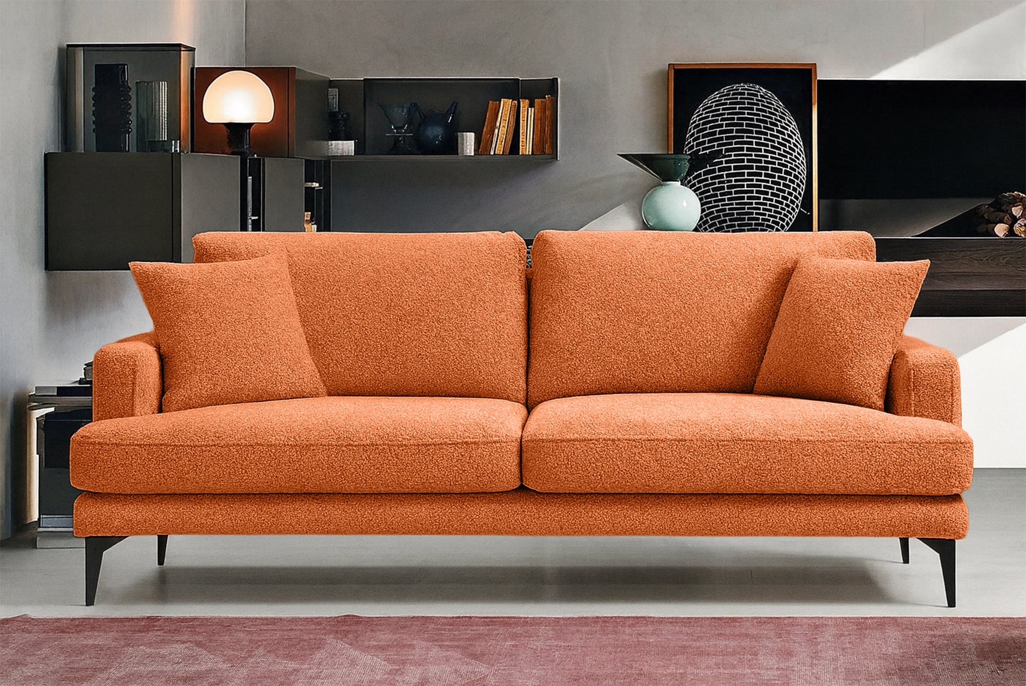 Canapea Fixă AZURRO, 3 locuri, 205x90x85 cm Prestige Home