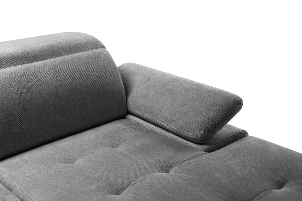 Colțar Extensibil TRENDY, cu ladă de depozitare, cu tetiere reglabile, variante stânga/dreapta 295x170x105 cm Prestige Home