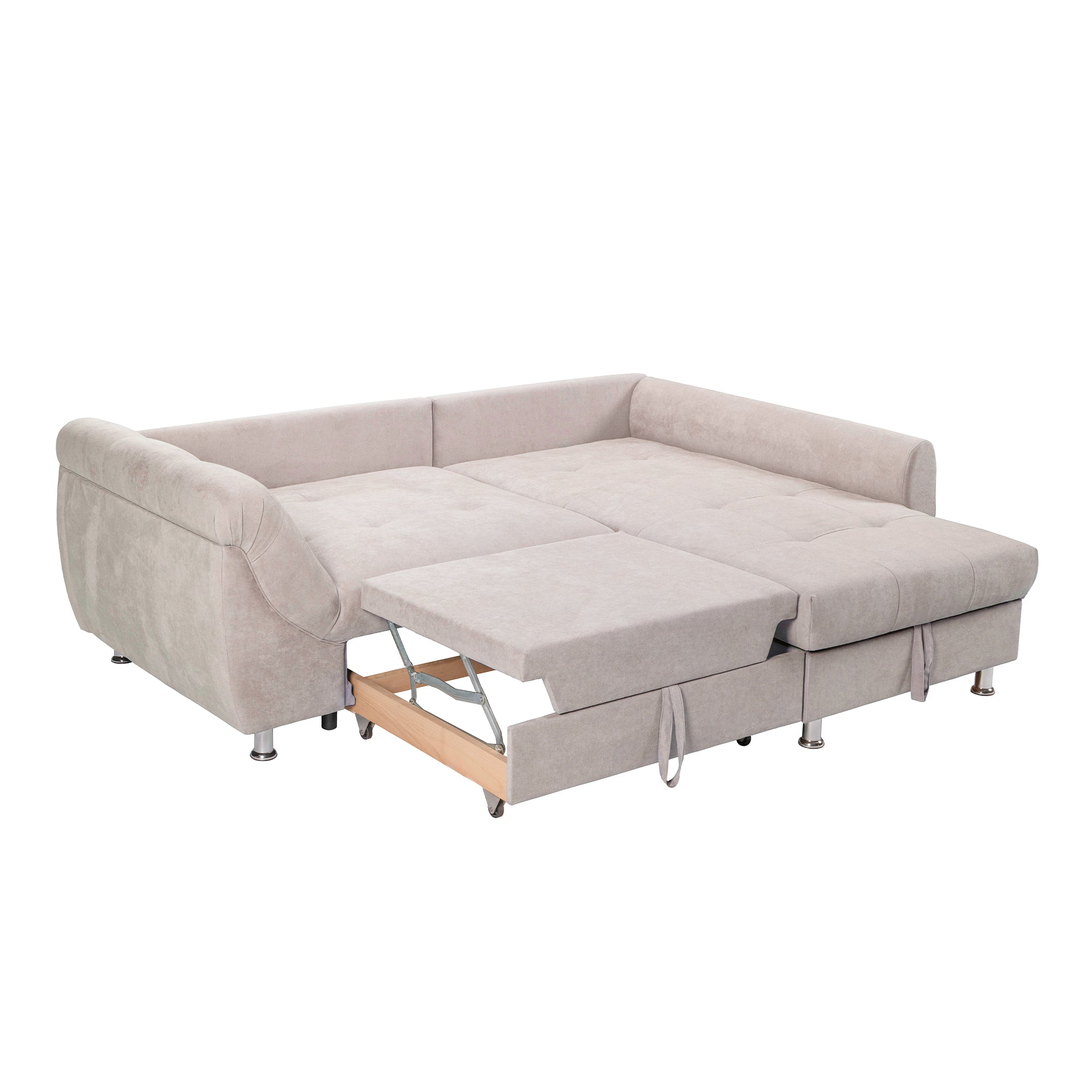Colțar Extensibil MERLIN, cu lada depozitare, variante stânga/dreapta, 230 x 190 x 93 cm Prestige Home