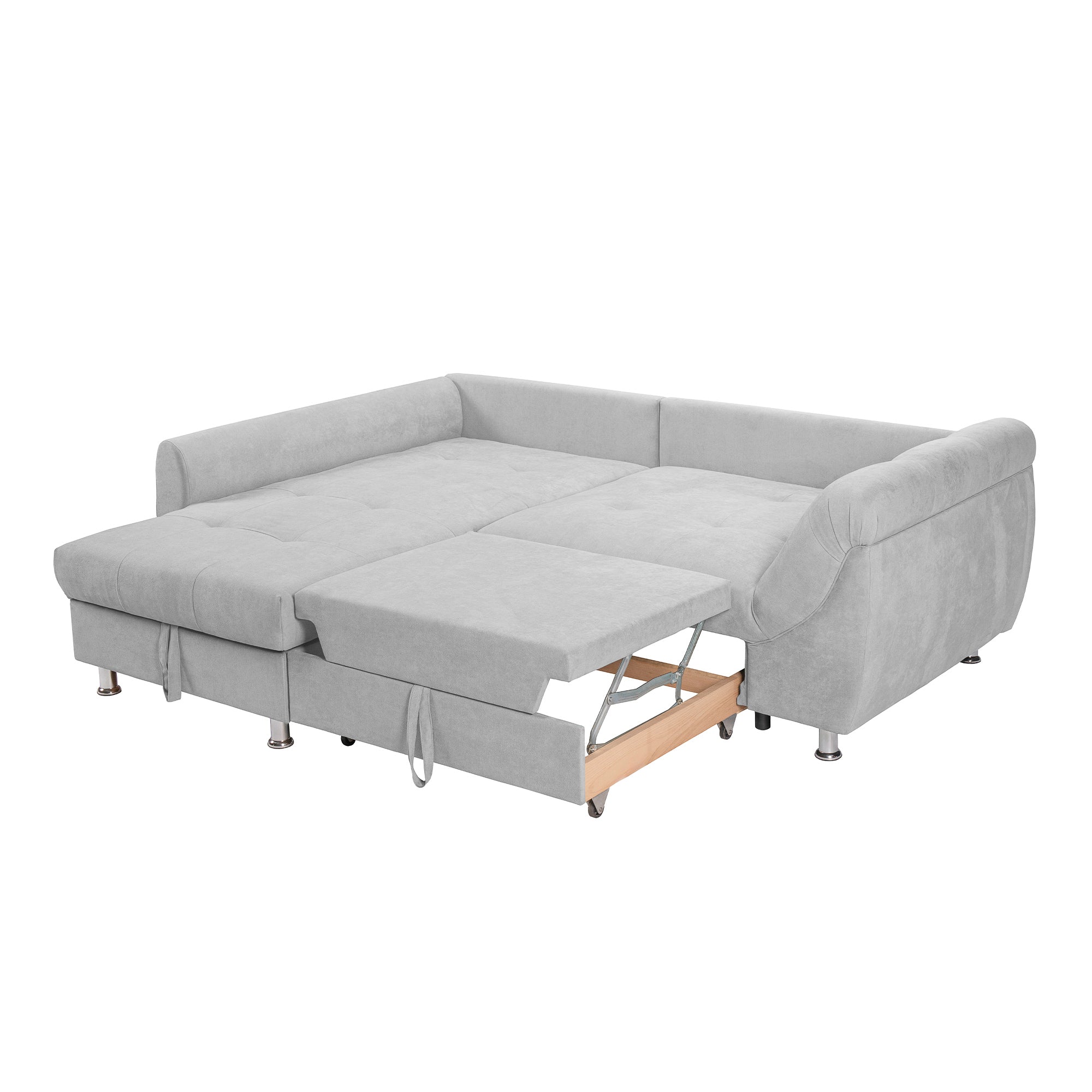 Colțar Extensibil MERLIN, cu lada depozitare, variante stânga/dreapta, 230 x 190 x 93 cm Prestige Home