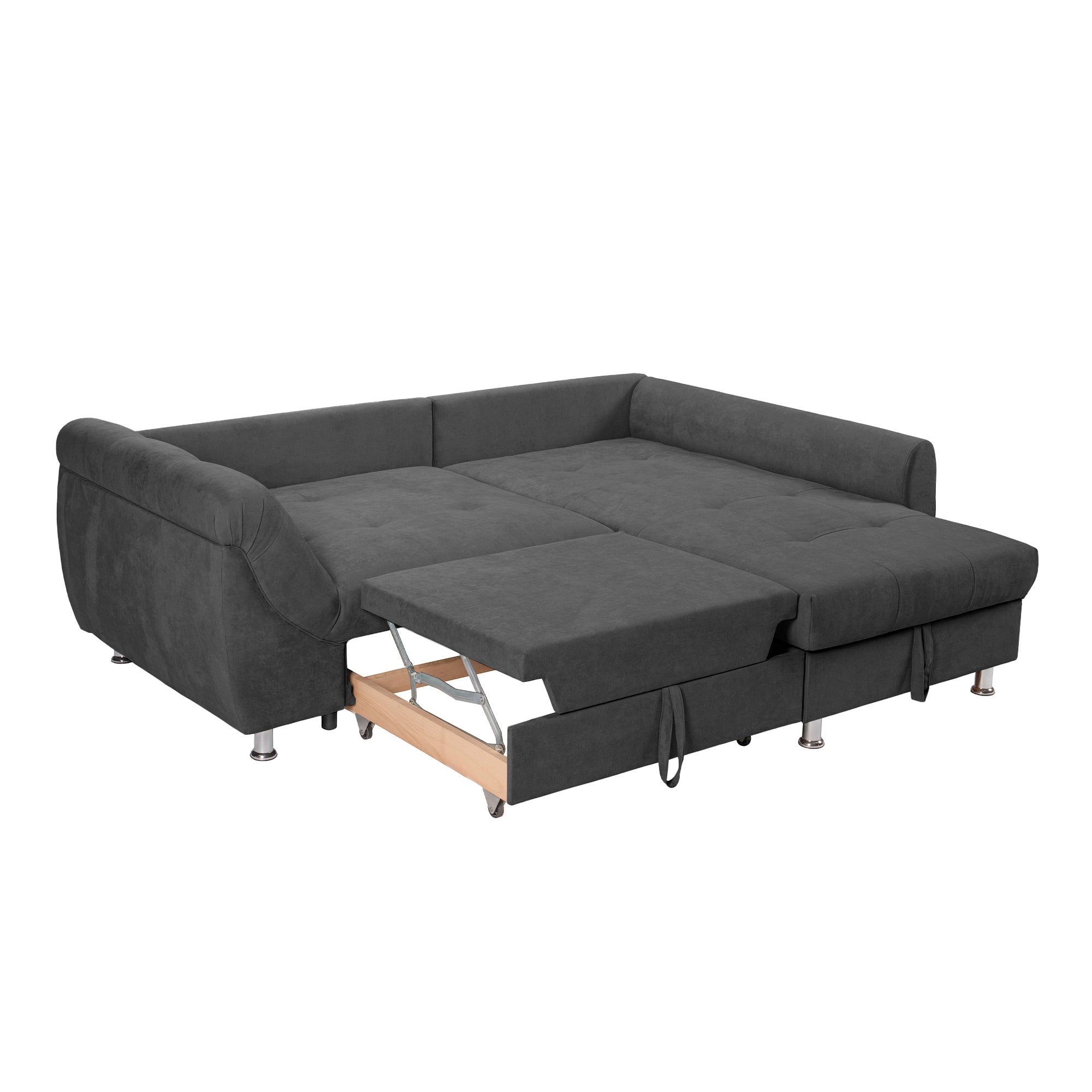 Colțar Extensibil MERLIN, cu lada depozitare, variante stânga/dreapta, 230 x 190 x 93 cm Prestige Home