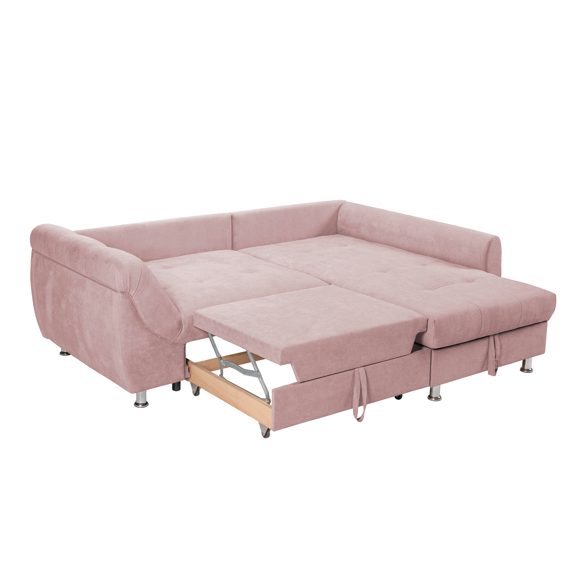 Colțar Extensibil MERLIN, cu lada depozitare, variante stânga/dreapta, 230 x 190 x 93 cm Prestige Home