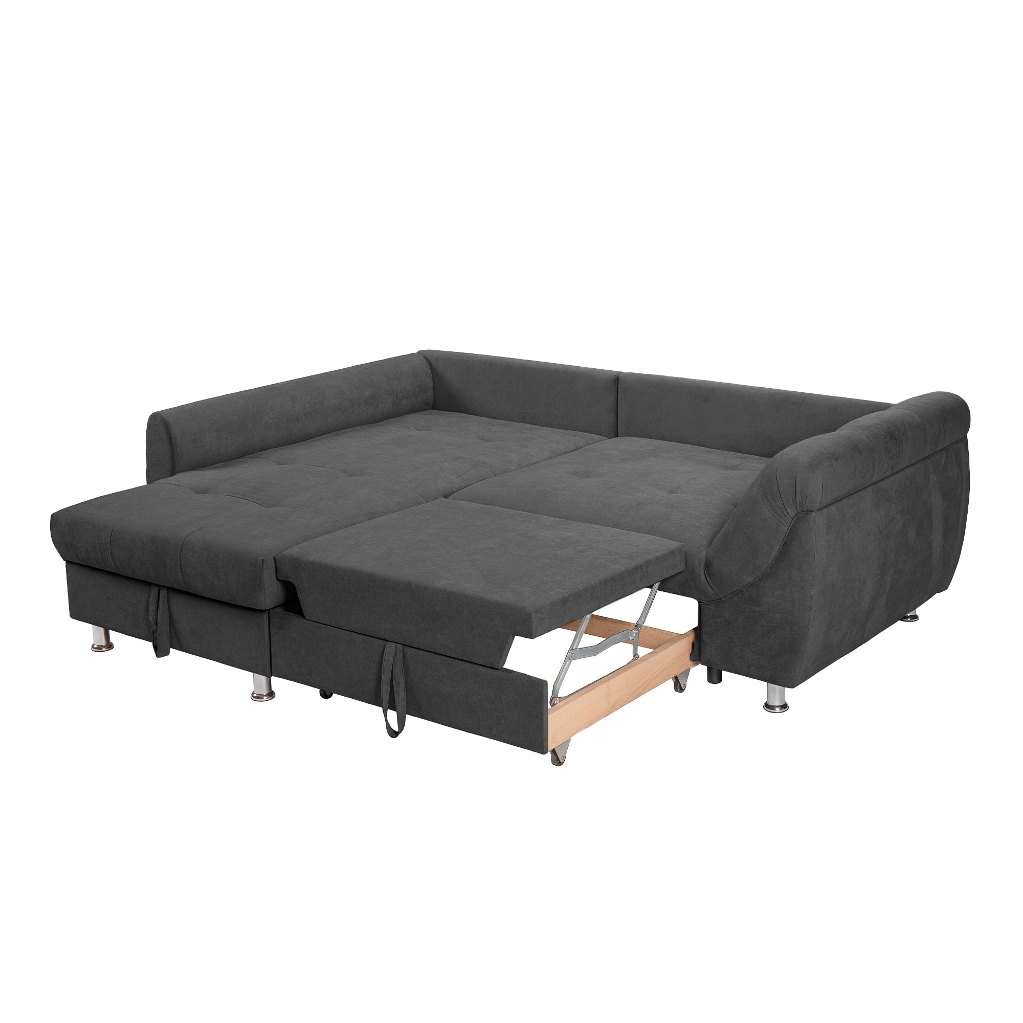 Colțar Extensibil MERLIN, cu lada depozitare, variante stânga/dreapta, 230 x 190 x 93 cm Prestige Home