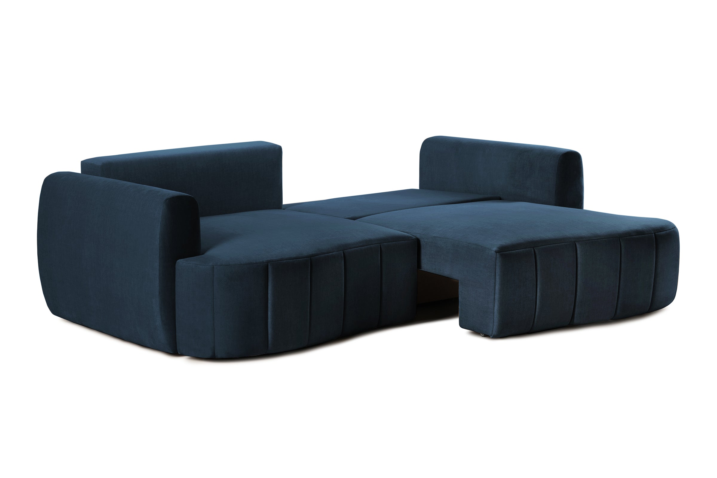 Canapea Extensibilă 3 locuri SAMBA, cu 2 lăzi depozitare, 242x127x90 cm Prestige Home