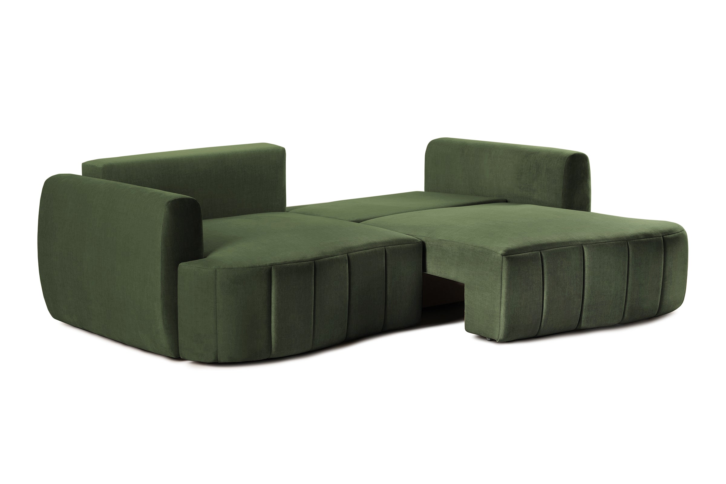 Canapea Extensibilă 3 locuri SAMBA, cu 2 lăzi depozitare, 242x127x90 cm Prestige Home