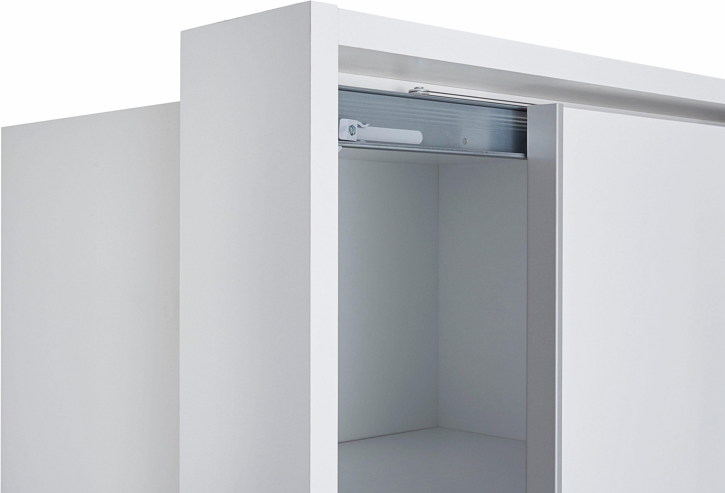 Ramă dulap cu iluminare, 280 cm, alb Arboteca