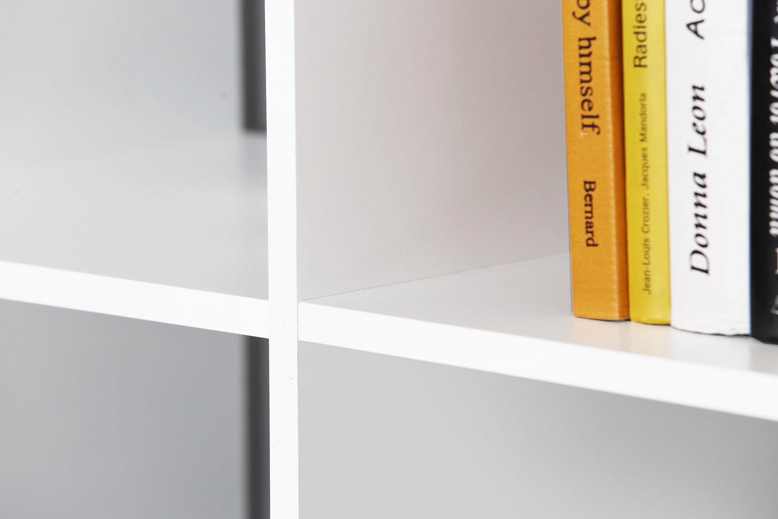 Etajeră Mauro FORTE, alb, 4 compartimente, montare pe perete Arboteca