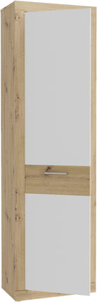 Dulap de hol Baccio cu bară de haine, aspect ramă, 58×97×34 cm Arboteca