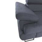 Set canapea cu spațiu de depozitare COMO, gri, pe dreapta, 275x225x71 cm Kondela