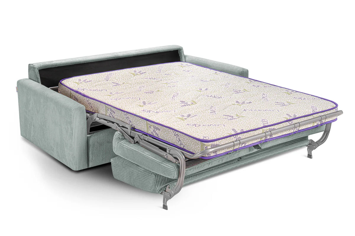 Canapea Extensibilă  SOHO, cu mecanism și saltea din spumă inclusă, 187 x 103 x 83 cm, Prestigehome.ro, #color_Verde-salvie-Zoom