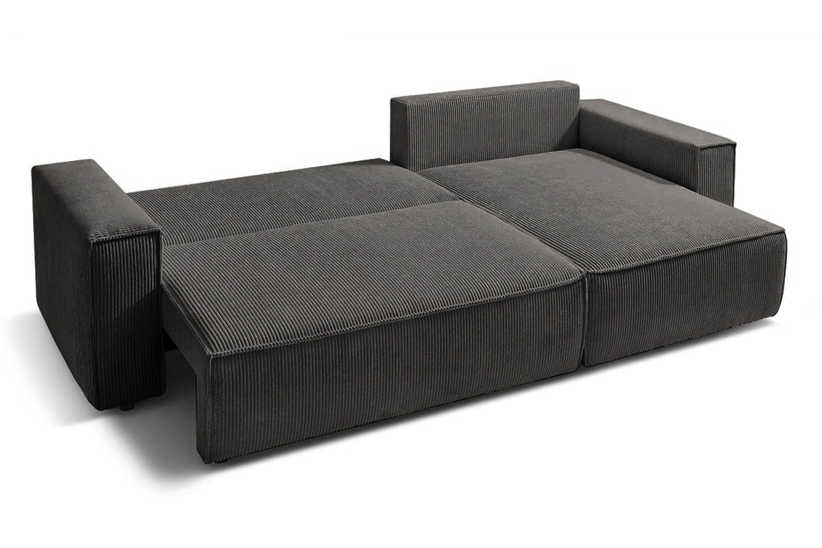 Colțar Extensibil CLOUD, cu ladă de depozitare, șezlong interschimbabil, 275x145x85 cm Prestige Home