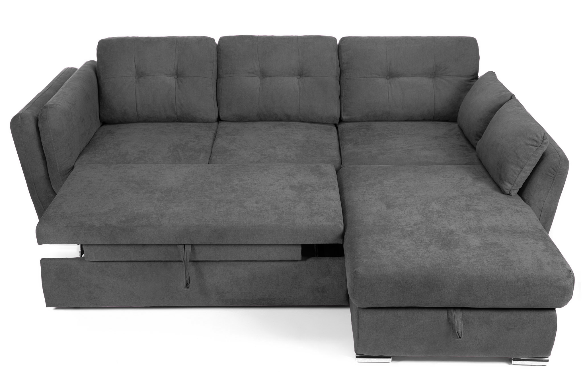 Colțar Extensibil JAZZ, cu ladă depozitare, 245 x 205 x 90 cm Prestige Home