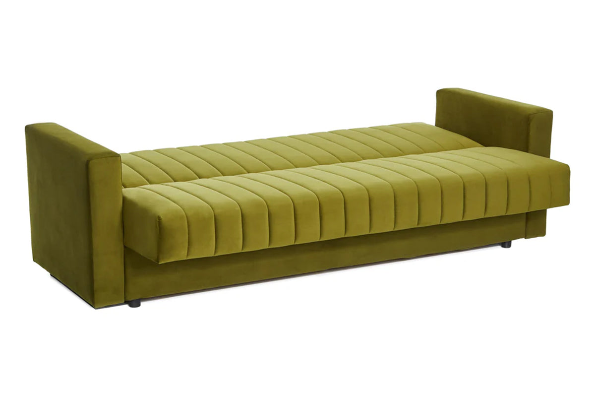 Canapea Extensibilă 3 locuri EMERALD, cu ladă de depozitare, 215x70x90 cm Prestige Home