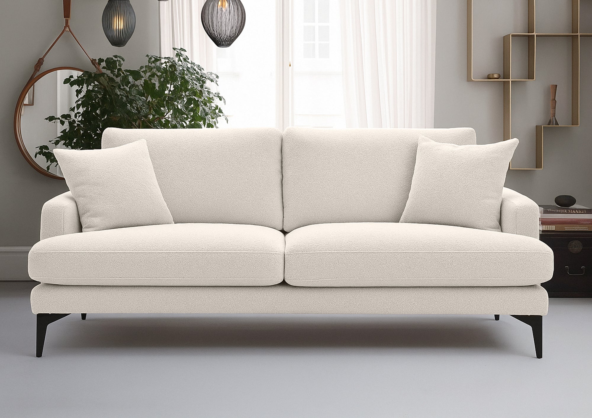 Canapea Fixă AZURRO, 2 locuri, 175x90x85 cm Prestige Home