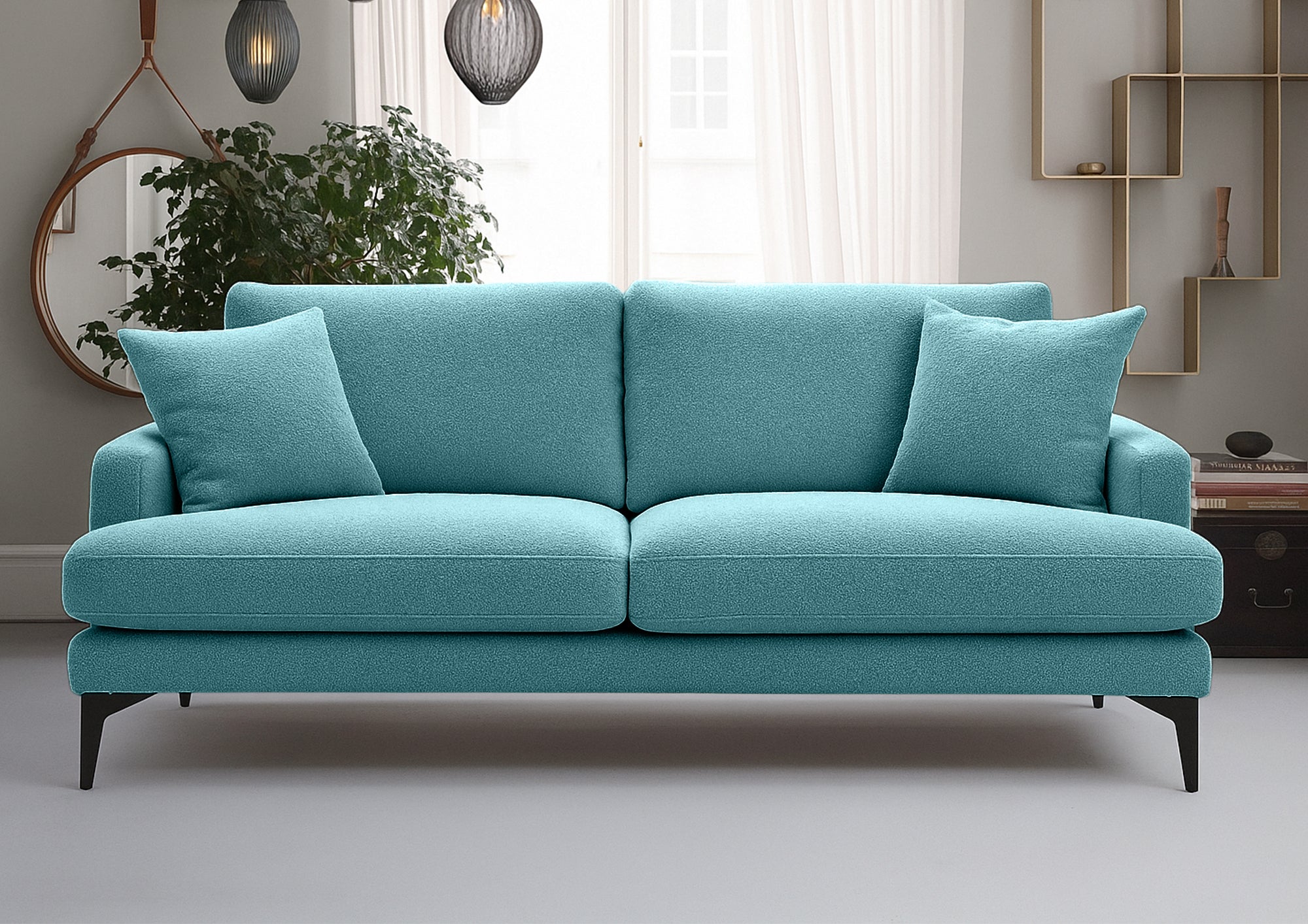 Canapea Fixă AZURRO, 2 locuri, 175x90x85 cm Prestige Home