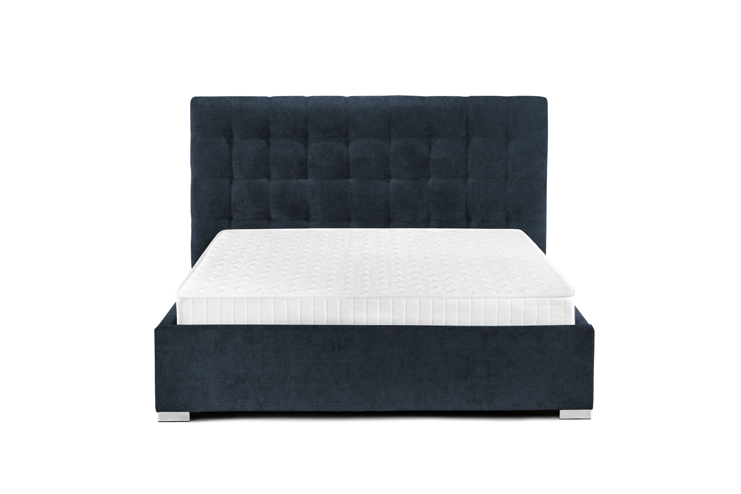 Pat Tapițat Strasbourg Premium, cu somieră rabatabilă și ladă depozitare Prestige Home