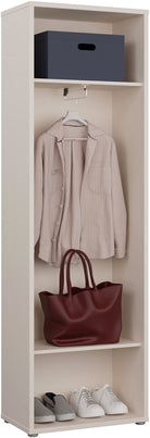 Dulap de hol Alice Springs, alb, 60×192×35 cm, Push-to-Open Arboteca