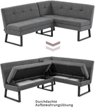 Set colțar bucătărie Geranium, masă și 2 scaune, 180×141×80,5 cm ,dreapta Arboteca