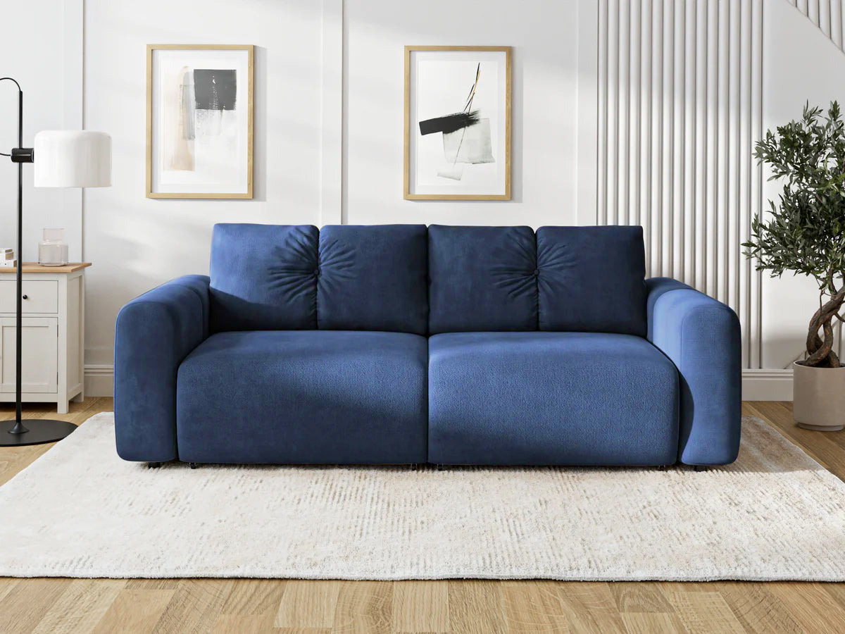 Canapea Extensibilă 3 locuri GEORGIA, cu 2 lăzi depozitare, 248x110x90 cm Prestige Home
