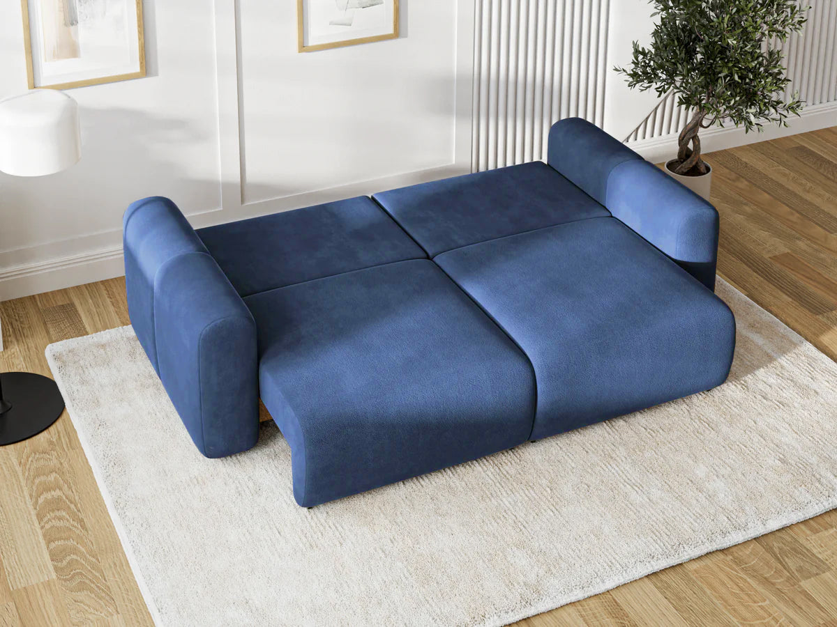 Canapea Extensibilă 3 locuri GEORGIA, cu 2 lăzi depozitare, 248x110x90 cm Prestige Home