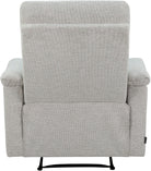 Fotoliu recliner ODILON cu funcție relax manuală, textil gri deschis Arboteca