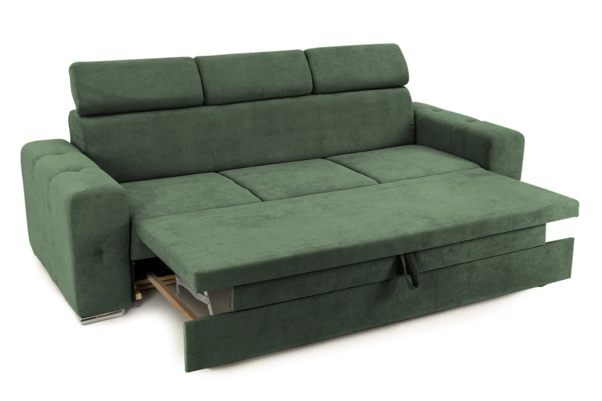 Canapea Extensibilă 3 locuri BELLAGIO, cu tetiere reglabile, 242x95x99 cm Prestige Home