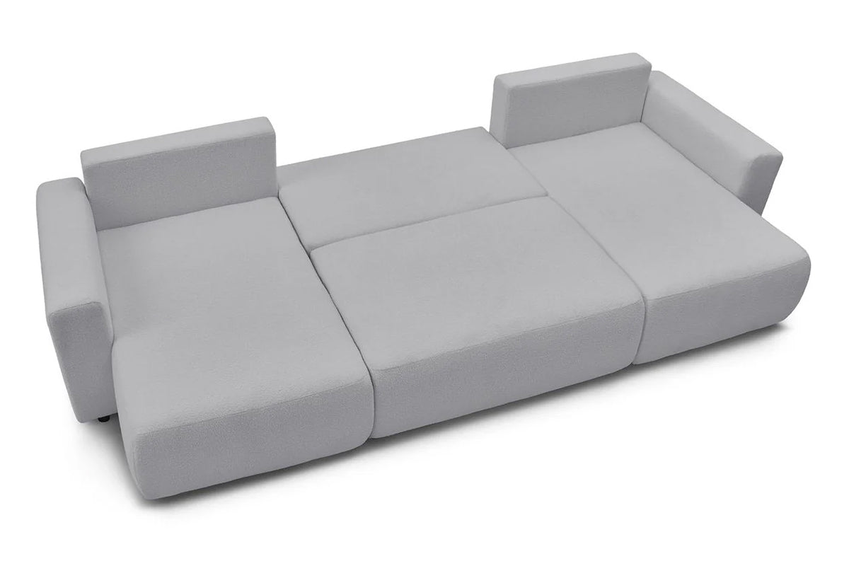 Colțar Extensibil, în formă de U, LIVIGNO, cu ladă de depozitare, 347x154x80 cm Prestige Home