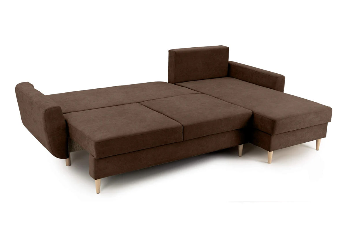 Colțar Extensibil HELSINKI, cu ladă de depozitare, variante stânga/dreapta 261x166x82 cm Prestige Home