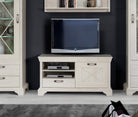 Comodă TV Kashmir, stil rustic, PAL , 122,7×48,2×66,6 cm Arboteca