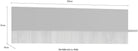 Polita de perete Onyx, Places of Style, antracit/nuc lucios, 128 cm Arboteca