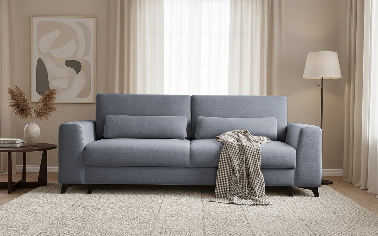 Canapea Extensibilă 3 locuri TIVOLI, cu ladă depozitare, 240x105x95 cm Prestige Home
