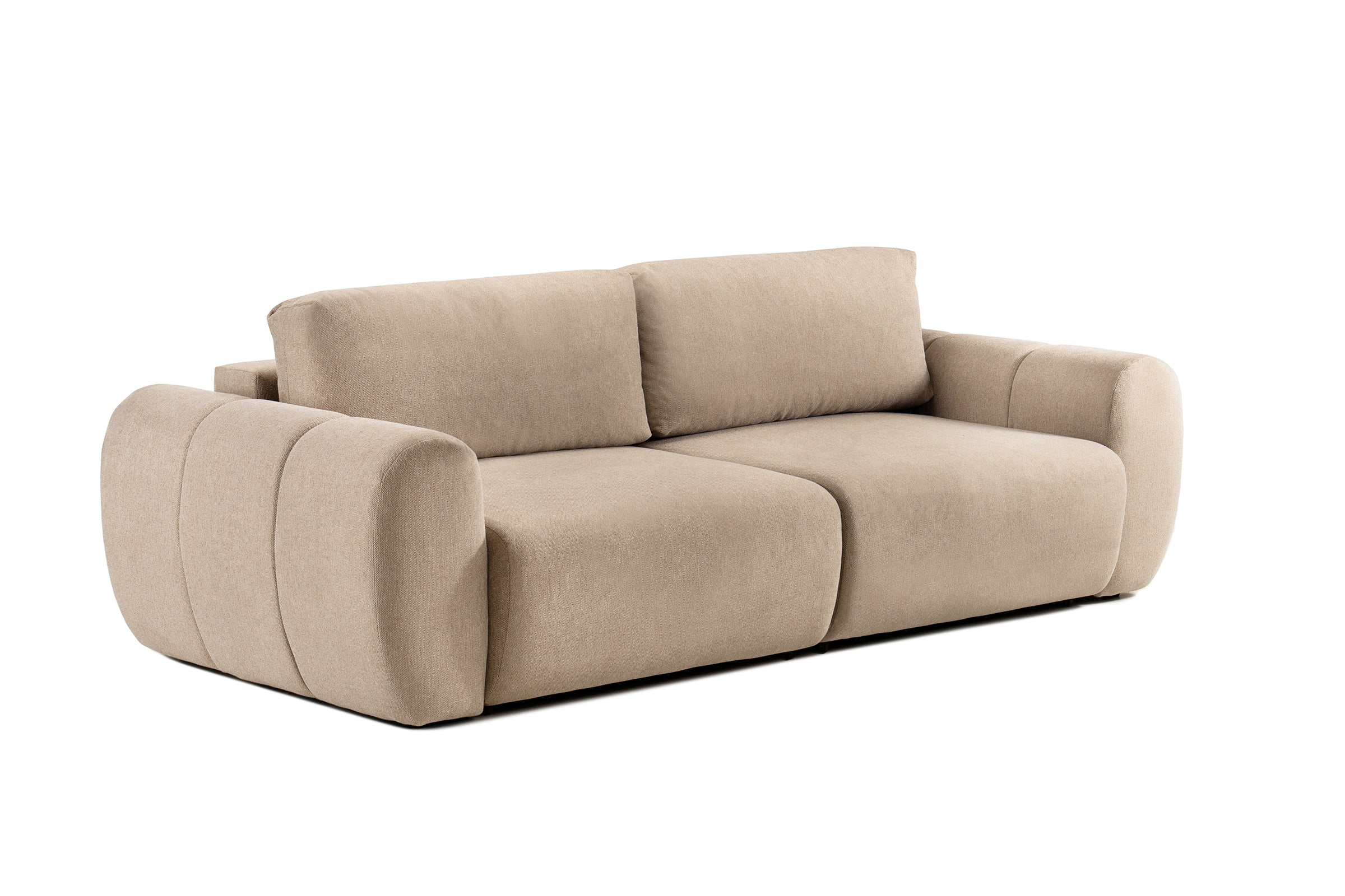 Canapea Extensibilă 3 locuri VERSA, cu 2 lăzi depozitare, 260x110x85 cm Prestige Home